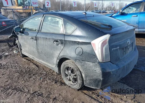 2013 Toyota Prius Three из США, поврежденный, VIN JTDKN3DU4D1726114